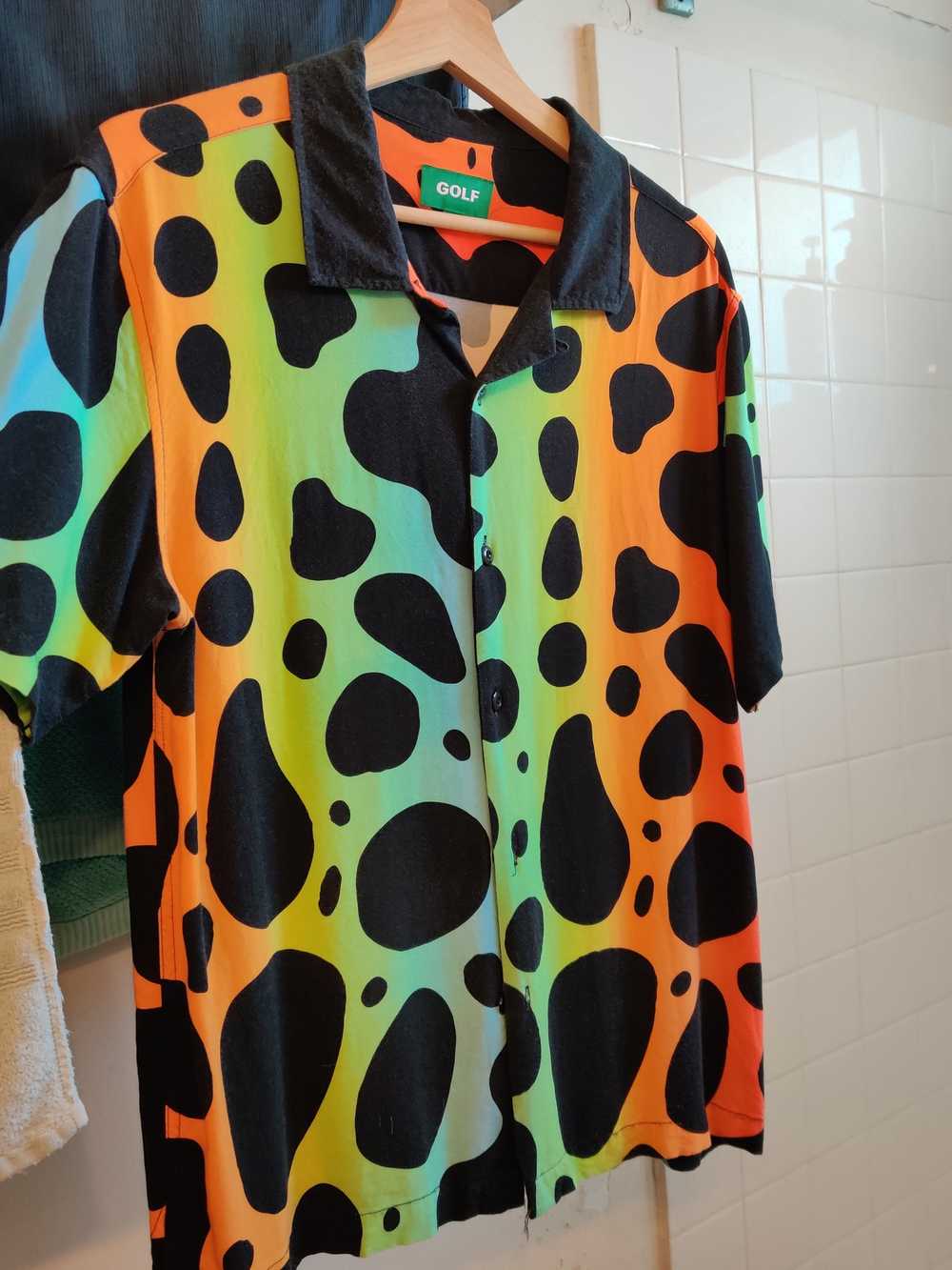 Golf Wang GOLF WANG FROG SKIN BUTTON UP - image 5