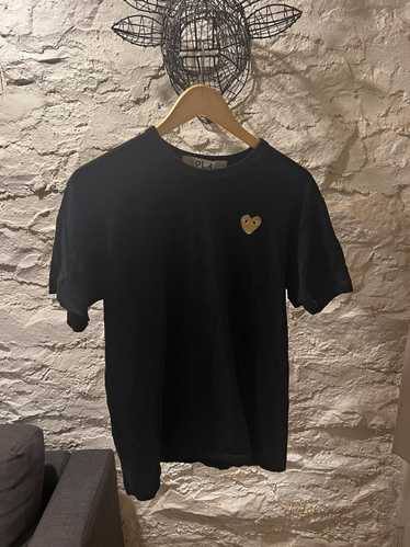 Cdg Pocket Comme des Garçons Play Small Heart Tee - Black / Red L