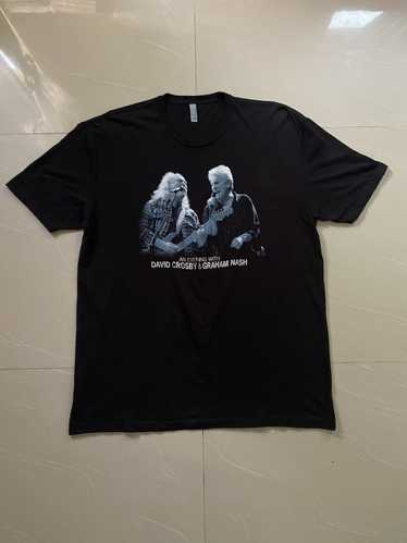 Band Tees × Rock T Shirt David Crosby & Graham Na… - image 1