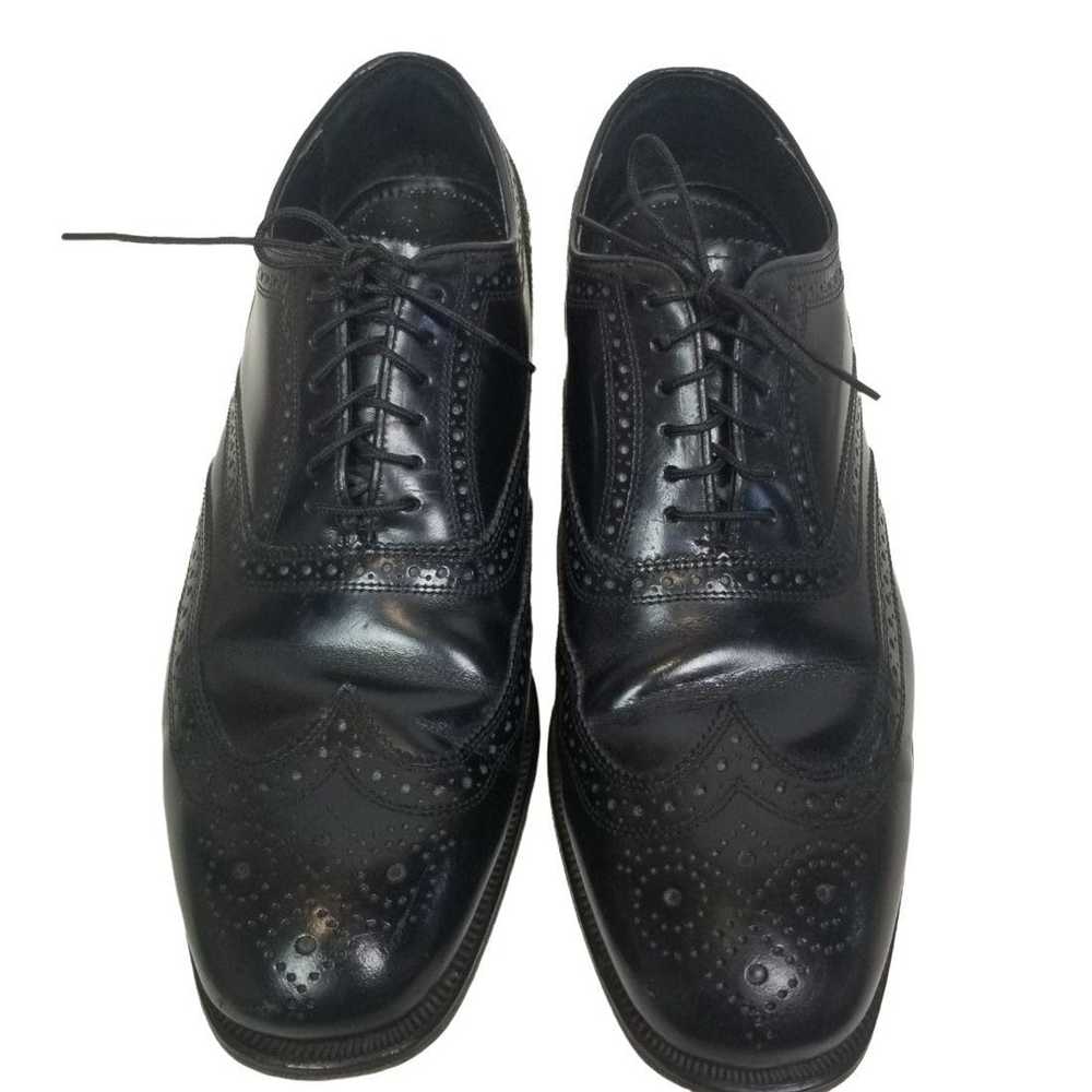 Florsheim Florsheim 10.5D Leather Perforated Lace… - image 2