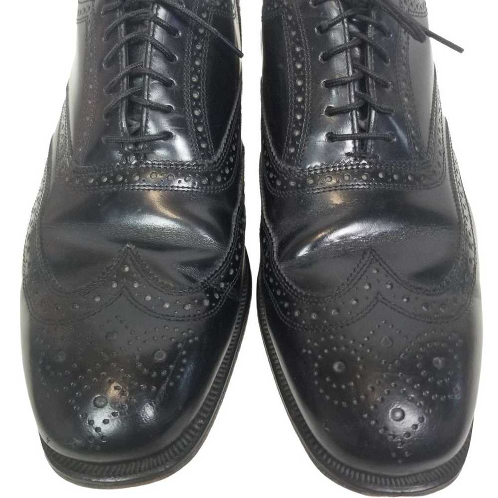 Florsheim Florsheim 10.5D Leather Perforated Lace… - image 3