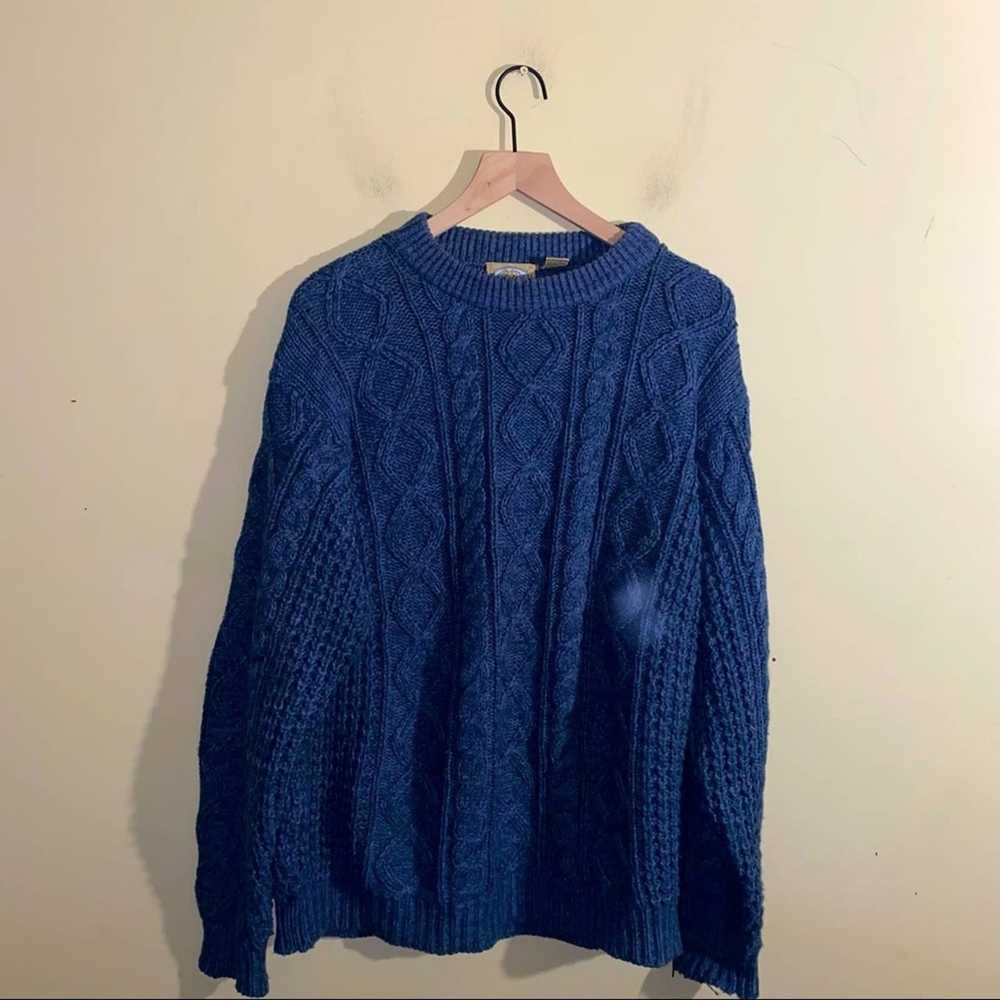 Other VNTG FLATIRON chunky 90s cable knit sweater… - image 1