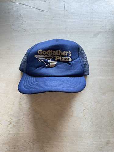 Vintage Vintage godfathers pizza trucker hat