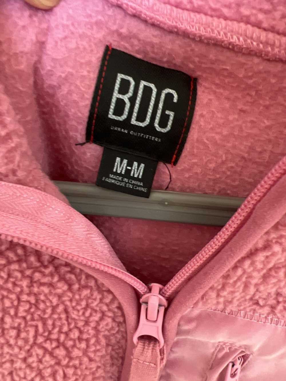 Bdg × Urban Outfitters BDG Pink fleece sweater ja… - image 2