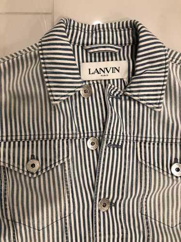 Lanvin Lanvin Striped Denim Jacket