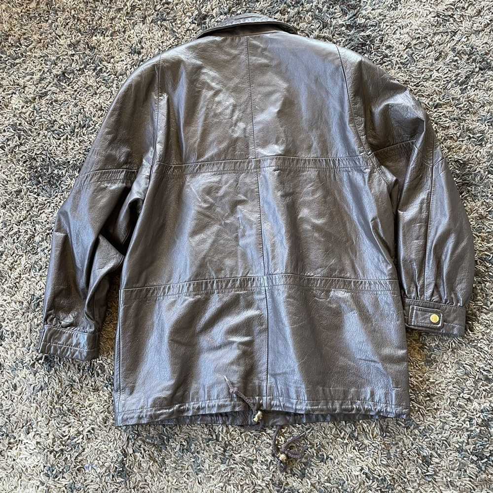 Streetwear Pelle Leather Jacket Men’s Size Medium - image 3
