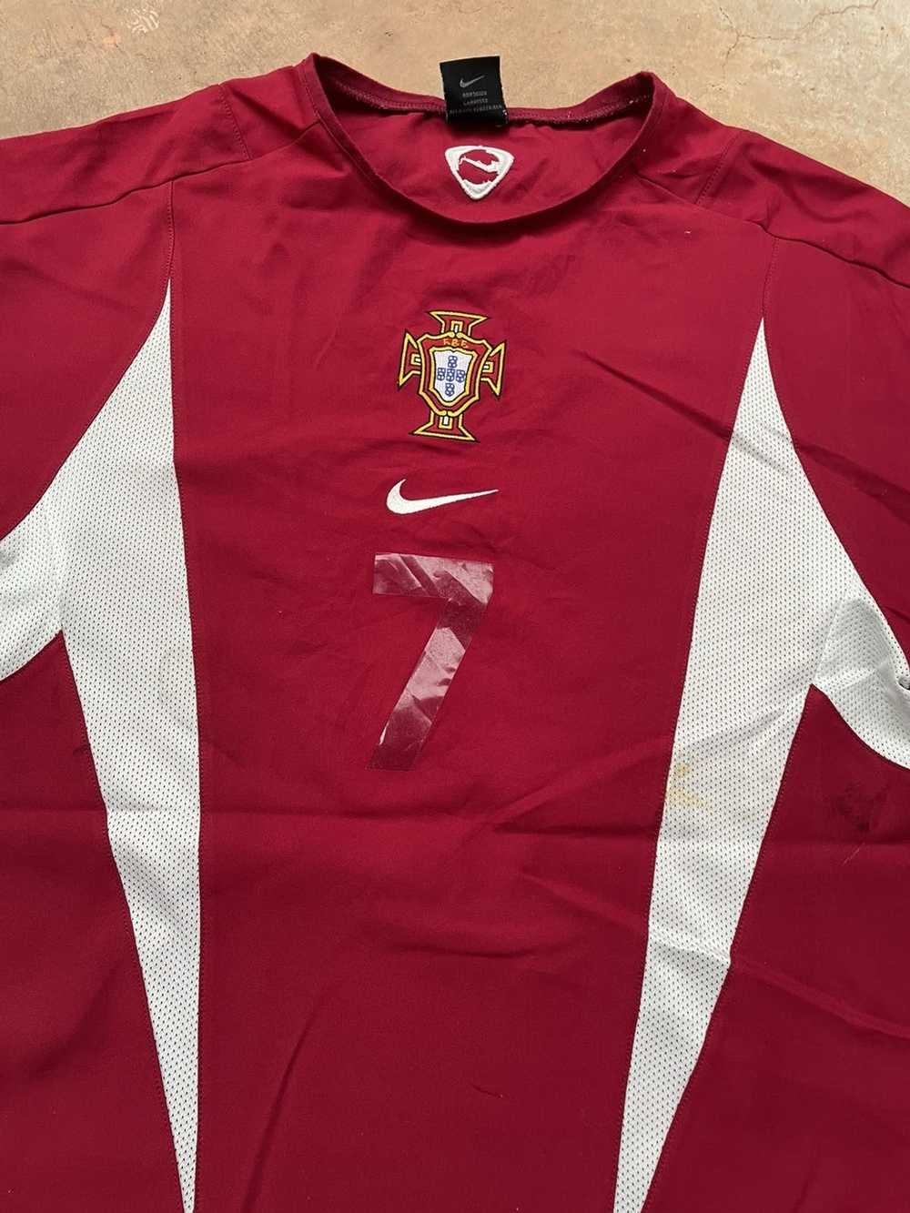 Nike × Vintage NIKE PORTUGAL FIGO JERSEY - image 2