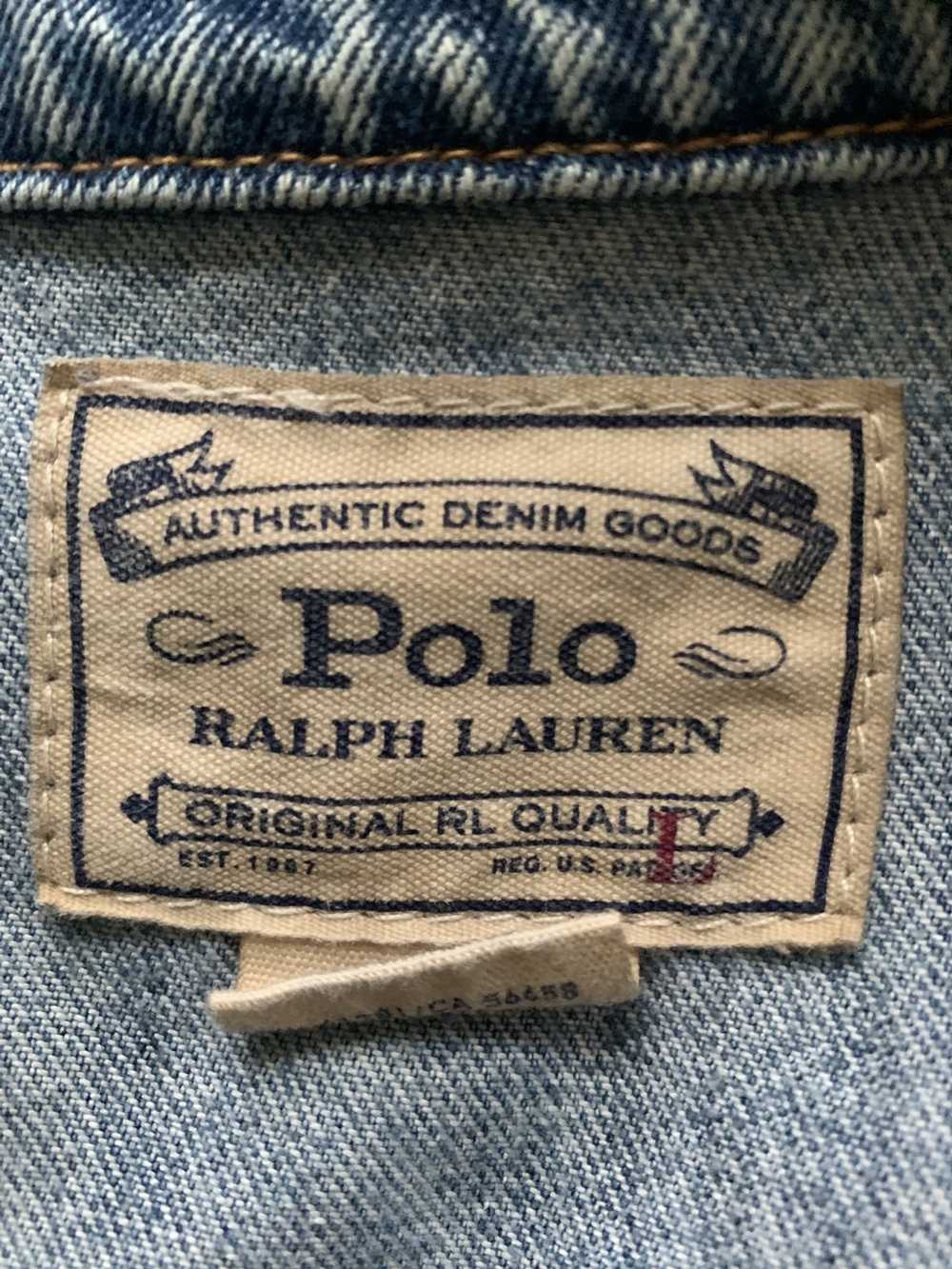 Polo Ralph Lauren Polo Ralph Lauren Varsity Denim… - image 4