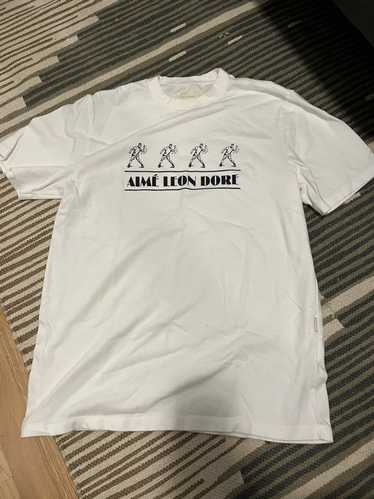 Drake's T-Shirts  Aimé Leon Dore For Drake'S White Cotton Big Apple T- Shirt - Mens • Haasparihaas