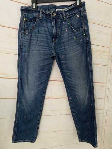 Gap Gap 80’s Carpenter Fit Paint Splatter Denim Je