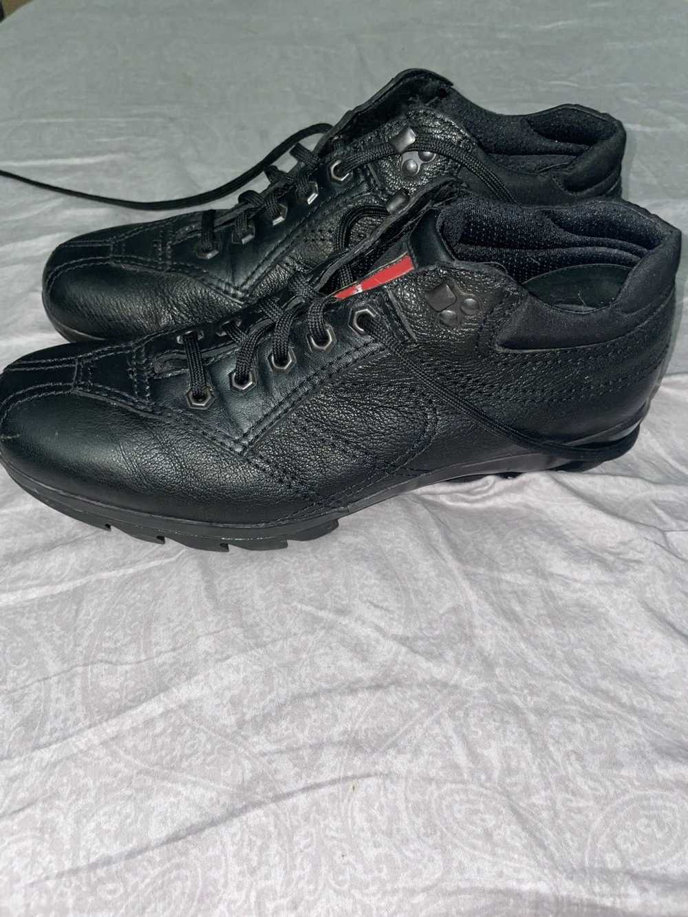 Prada Prada black leather half boot - image 2