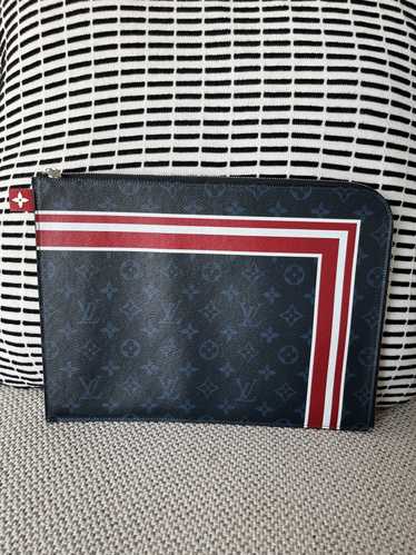 Louis Vuitton Monogram Cobalt Pochette de Jour