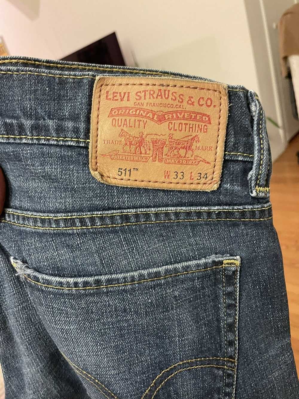 Levi's Levi’s 511 33x34 Denim Jeans - image 3