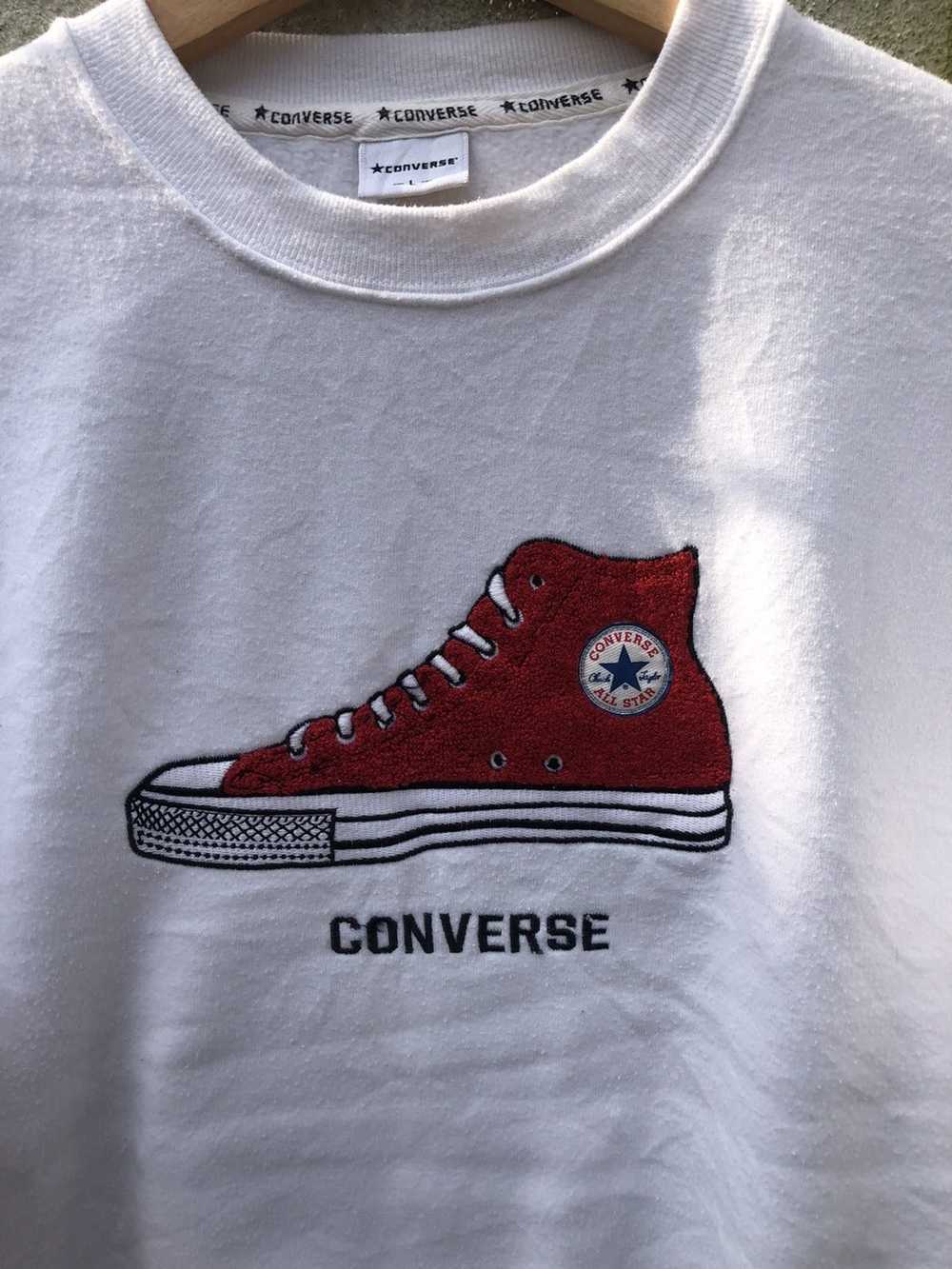 Converse × Japanese Brand × Vintage Converse Swea… - image 2