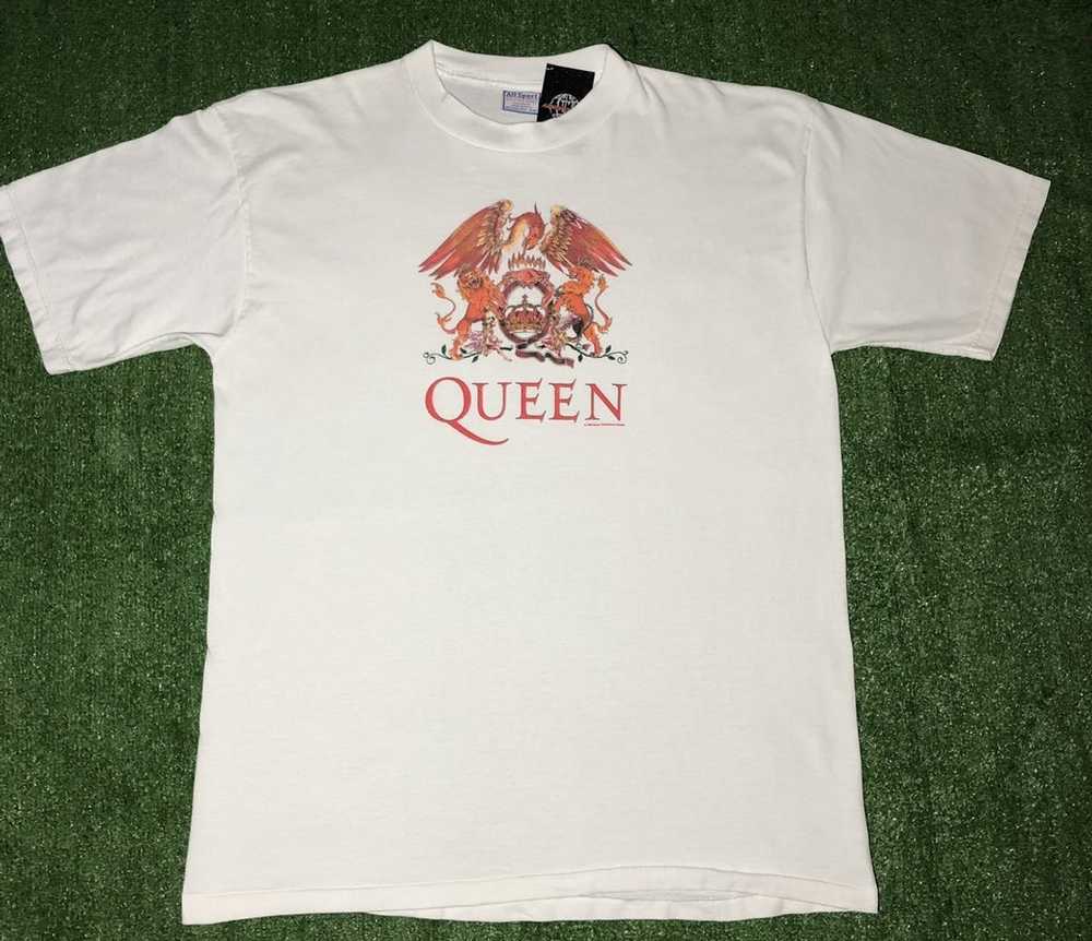 Band Tees × Rock Tees × Vintage QUEEN LOGO 1999 - image 1