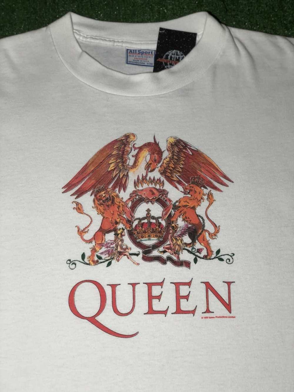 Band Tees × Rock Tees × Vintage QUEEN LOGO 1999 - image 3