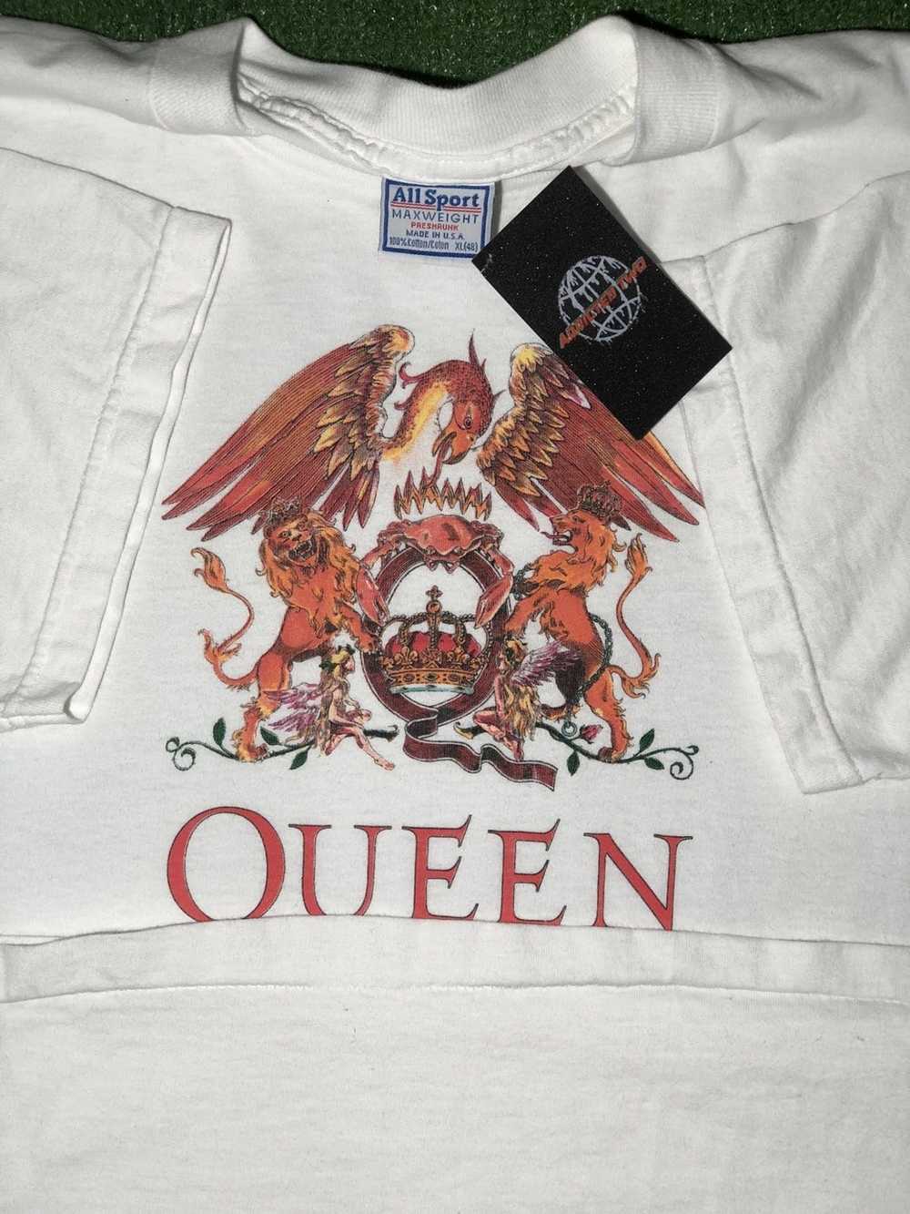 Band Tees × Rock Tees × Vintage QUEEN LOGO 1999 - image 4