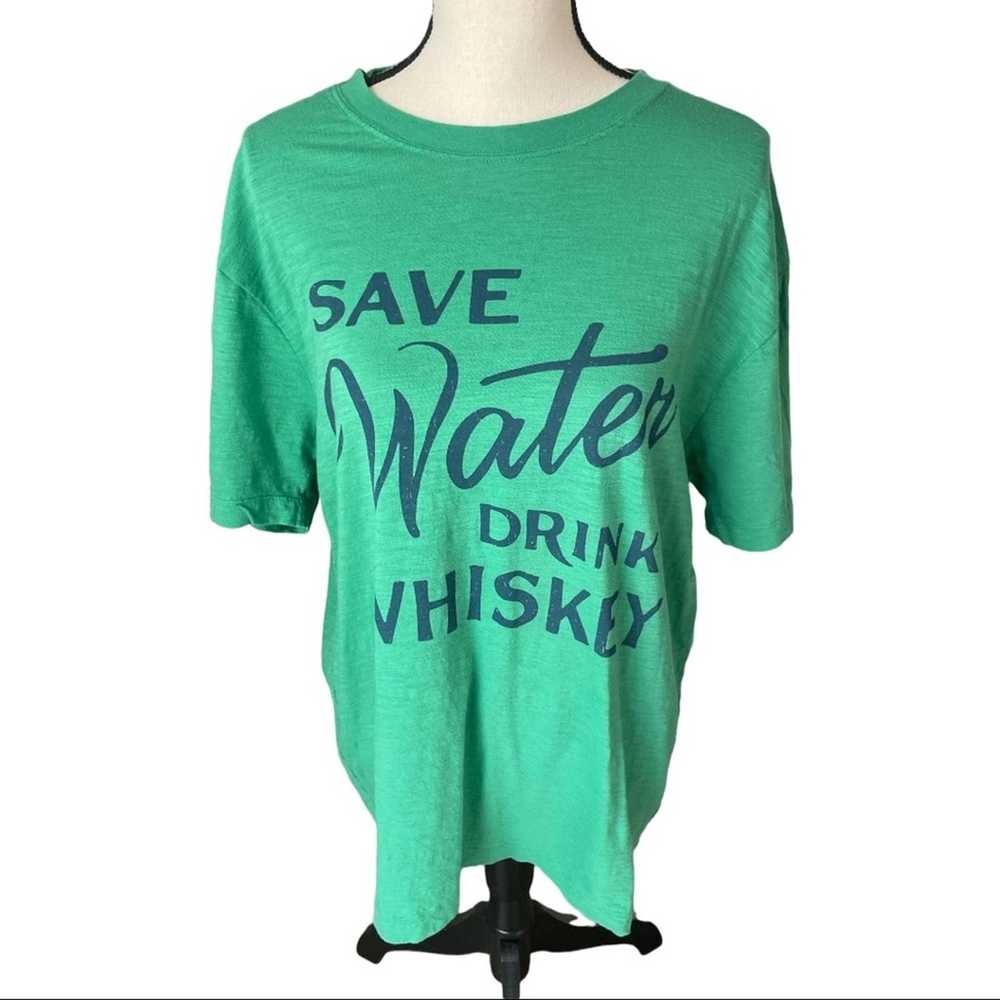 Gap GAP T-shirt - Men’s Large Save Water Drink Wh… - image 1