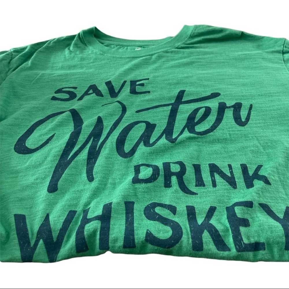 Gap GAP T-shirt - Men’s Large Save Water Drink Wh… - image 4