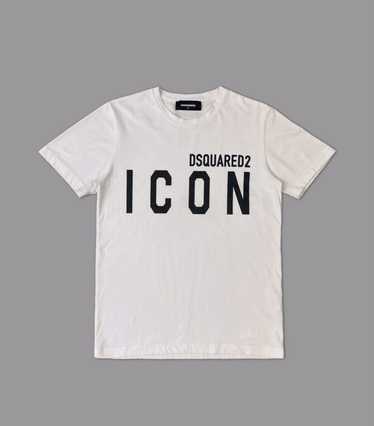 DSQUARED2 MEN'S ICON SLEEVE PATCH T-SHIRT REGULAR FIT T-SHIRTS