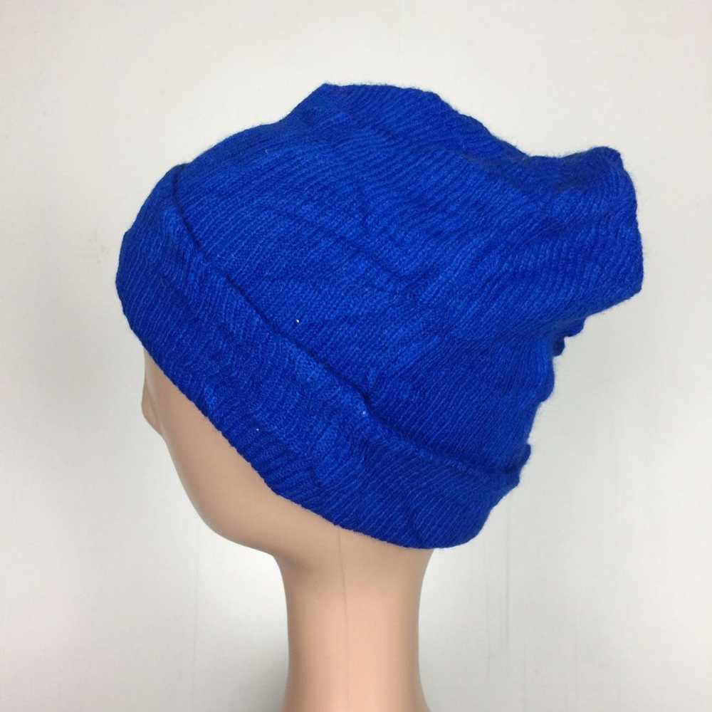 Designer × Hat × Hats Blue Beanie Hat Snowcap - image 5