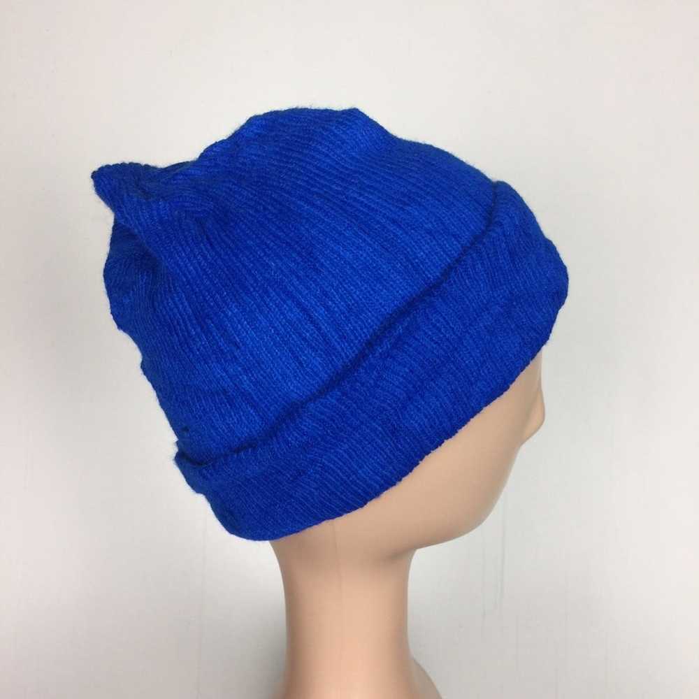 Designer × Hat × Hats Blue Beanie Hat Snowcap - image 6