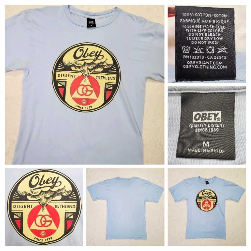 Obey × Streetwear Obey Dissent Til The End Sky Bl… - image 1