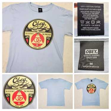 Obey × Streetwear Obey Dissent Til The End Sky Bl… - image 1