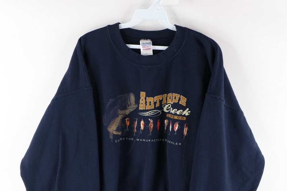 Vintage Vintage 90s Creek Lures Fishing Crewneck … - image 2