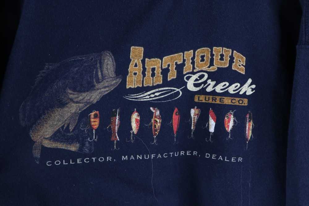 Vintage Vintage 90s Creek Lures Fishing Crewneck … - image 4