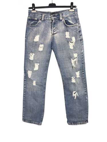 Dolce & Gabbana Strap Pants Metal Patch