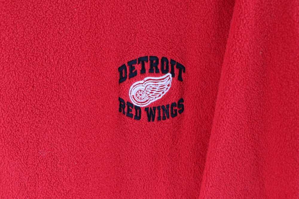 Vintage Vintage 90s Detroit Red Wings Hockey Out … - image 4