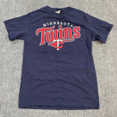 Vintage Minnesota Twins T-shirt S Blue Unisex Fit… - image 1