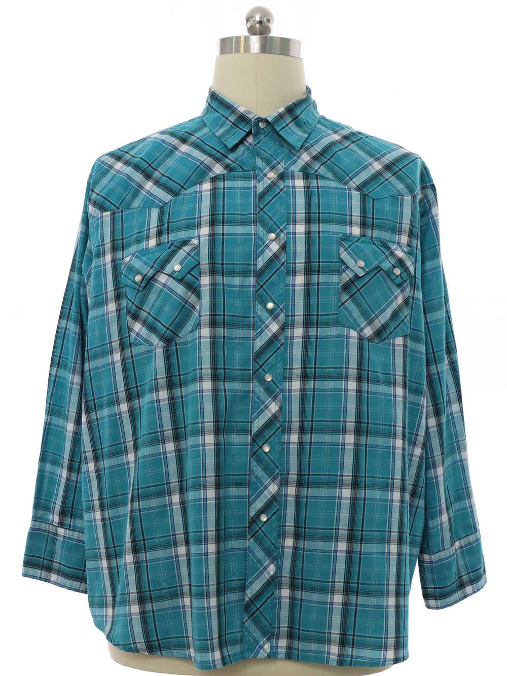 1990's Wrangler Mens Wrangler Western Shirt - image 1