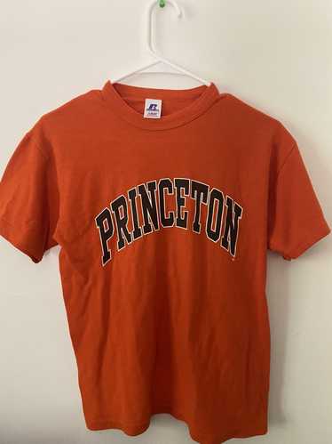 Vintage 70s 80s Penn State T shirt Princeton Sportswear Size L  White/blue/red