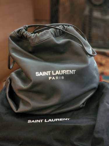 Saint Laurent Paris YSL SAC POCHON LEATHER TEDDY … - image 1