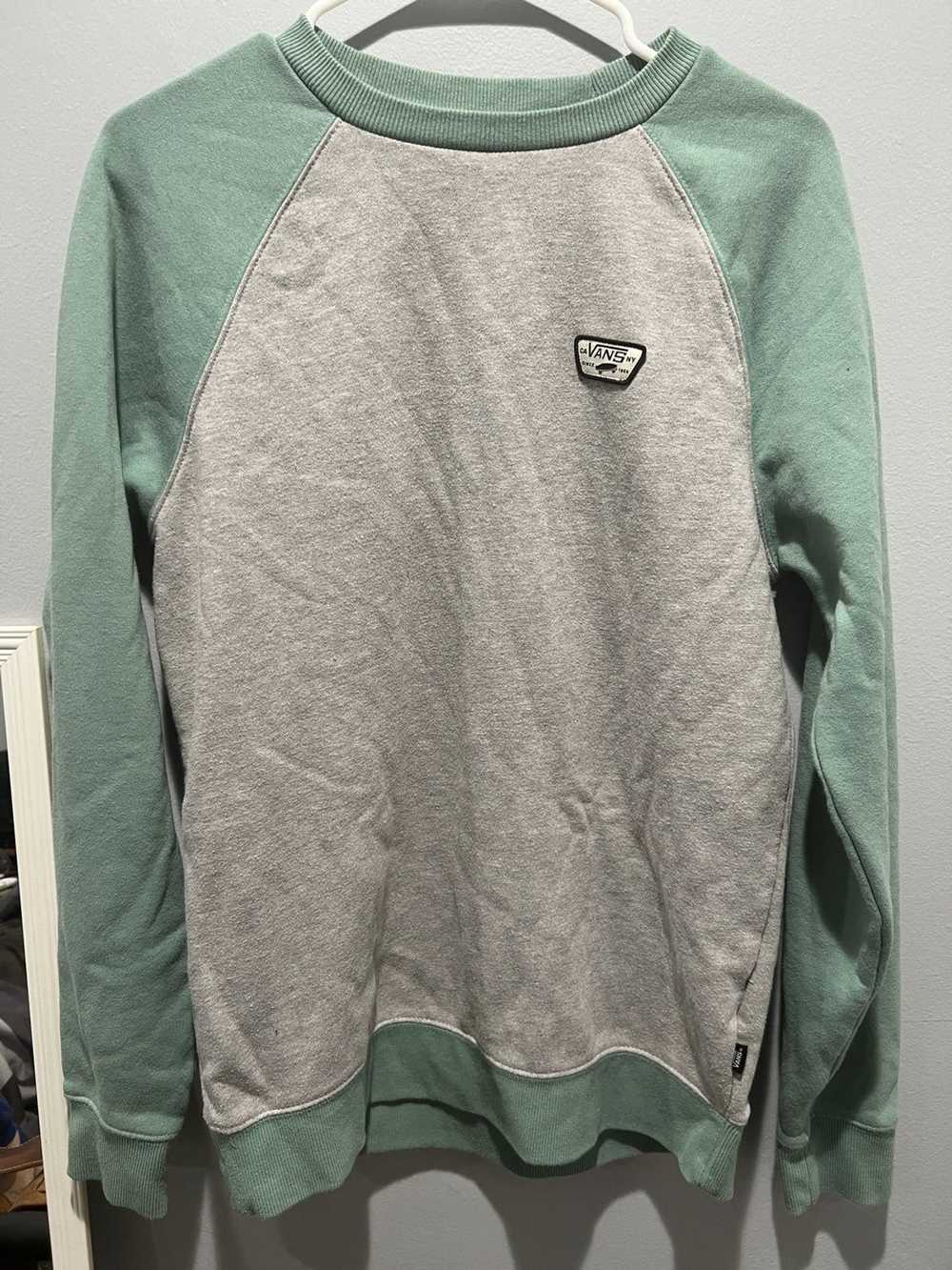 Vans Grey/turquoise VANS sweatshirt - image 1