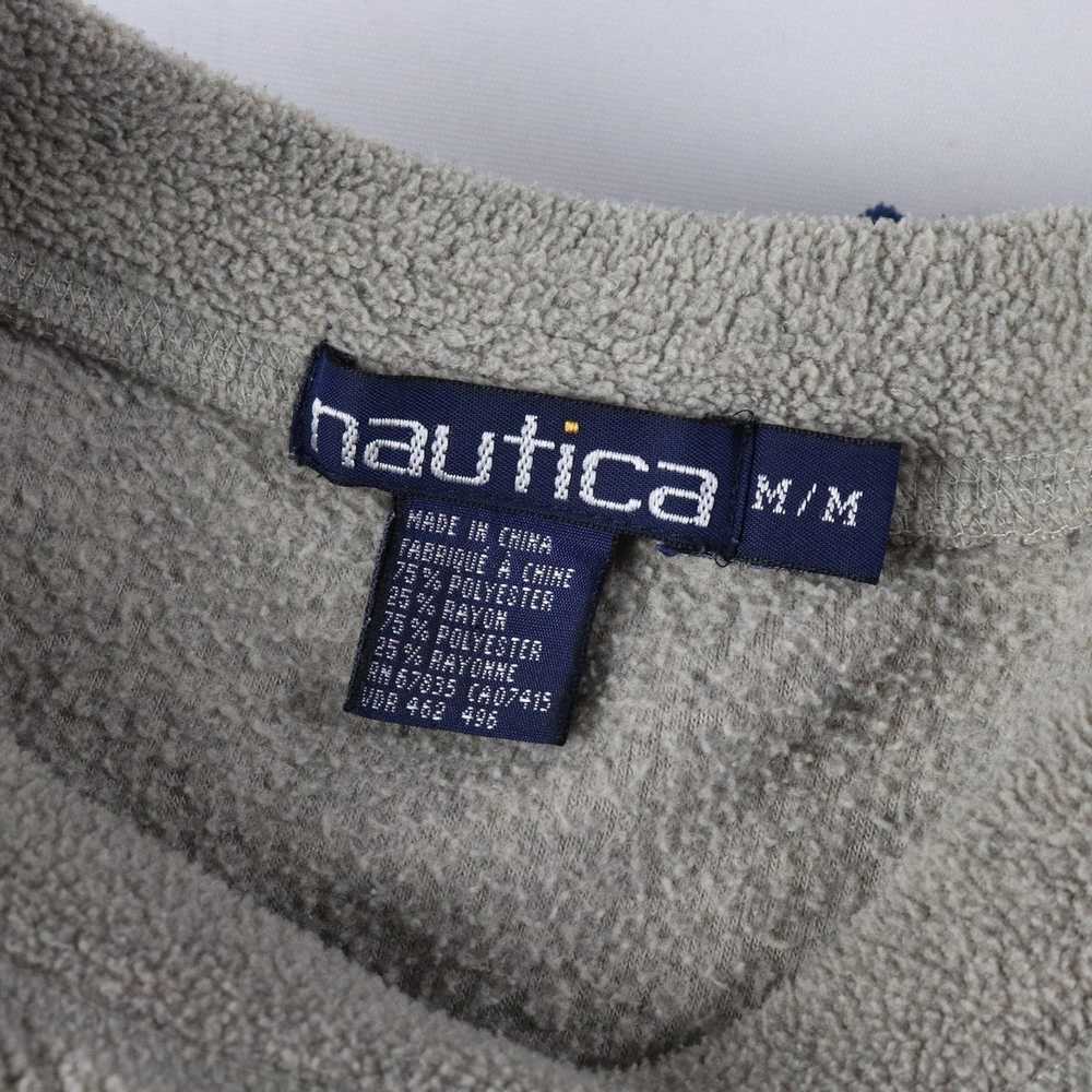 Nautica × Vintage Vintage Nautica Denim Fleece Sw… - image 4
