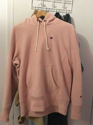 Champion Pink Champion Reverse Weave Warmup Hoodie