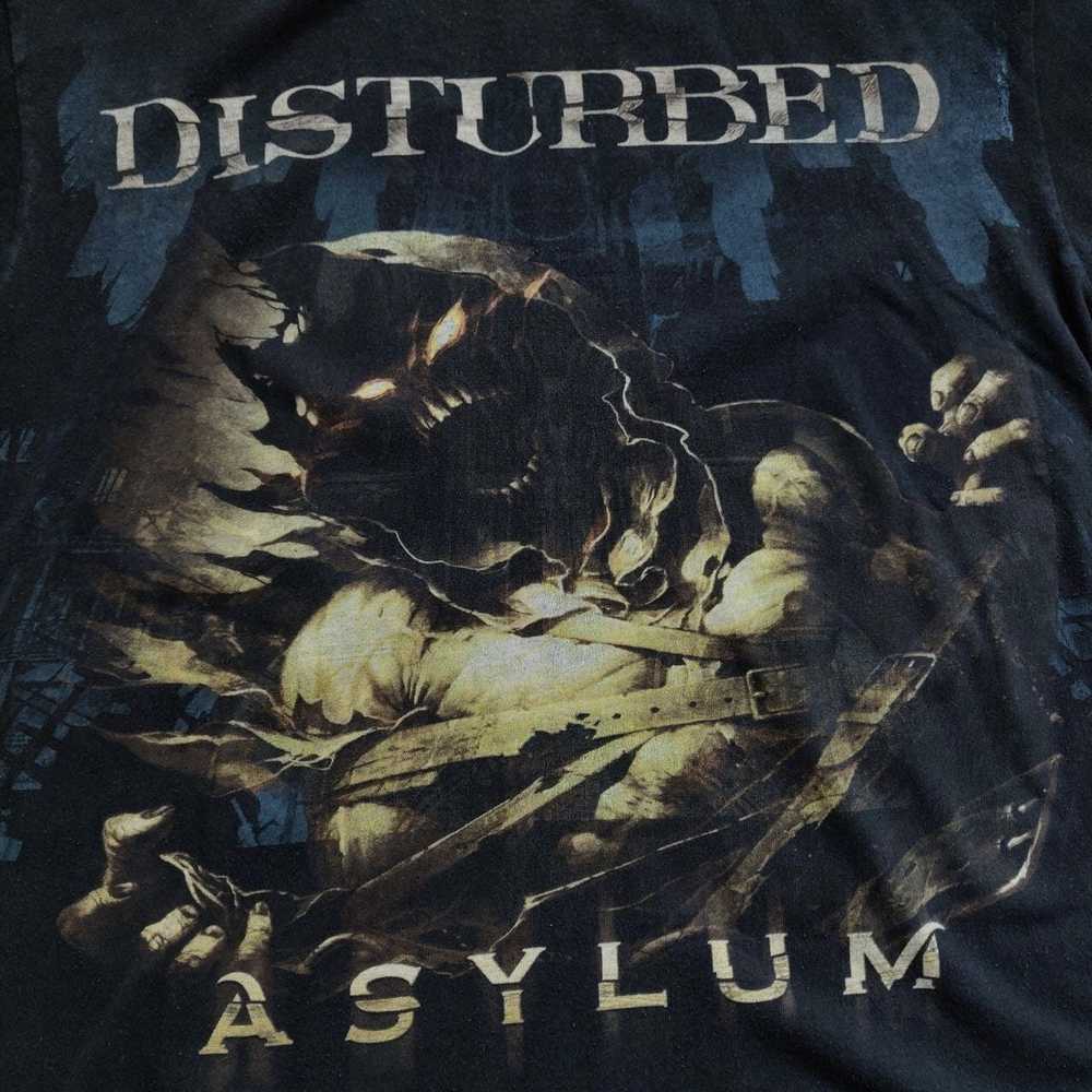 Band Tees × Rock T Shirt × Vintage Disturbed Asyl… - image 3