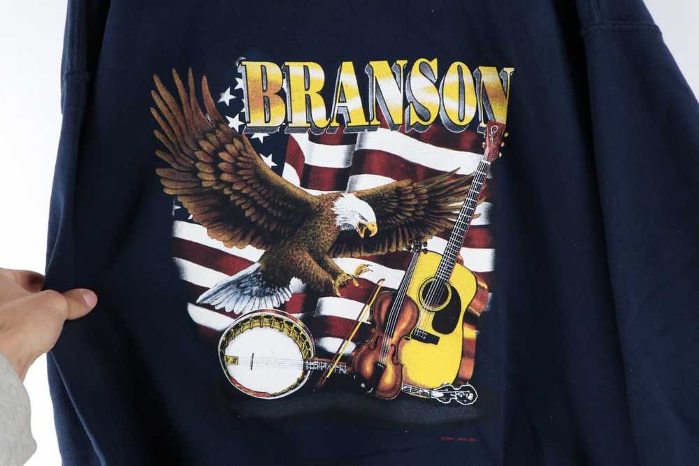 Vintage Vintage Branson Missouri Guitar Crewneck … - image 4