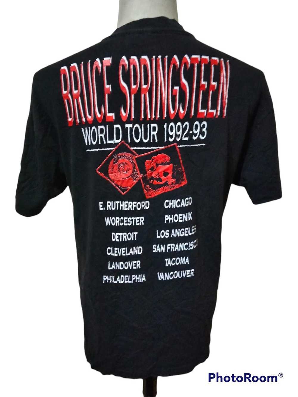 Rare × Rock T Shirt × Vintage Vintage 90s Bruce S… - image 2