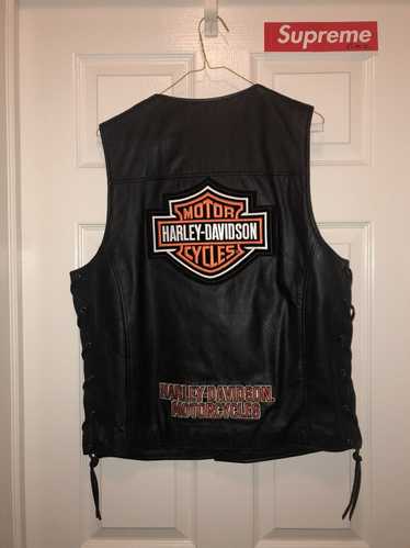 Harley Davidson × Vintage Harley Davidson Vest Lea