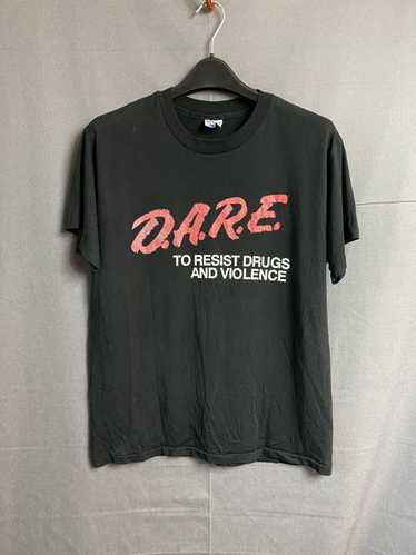 D.A.R.E × Hanes × Vintage 90s D.A.R.E tee shirt Ha