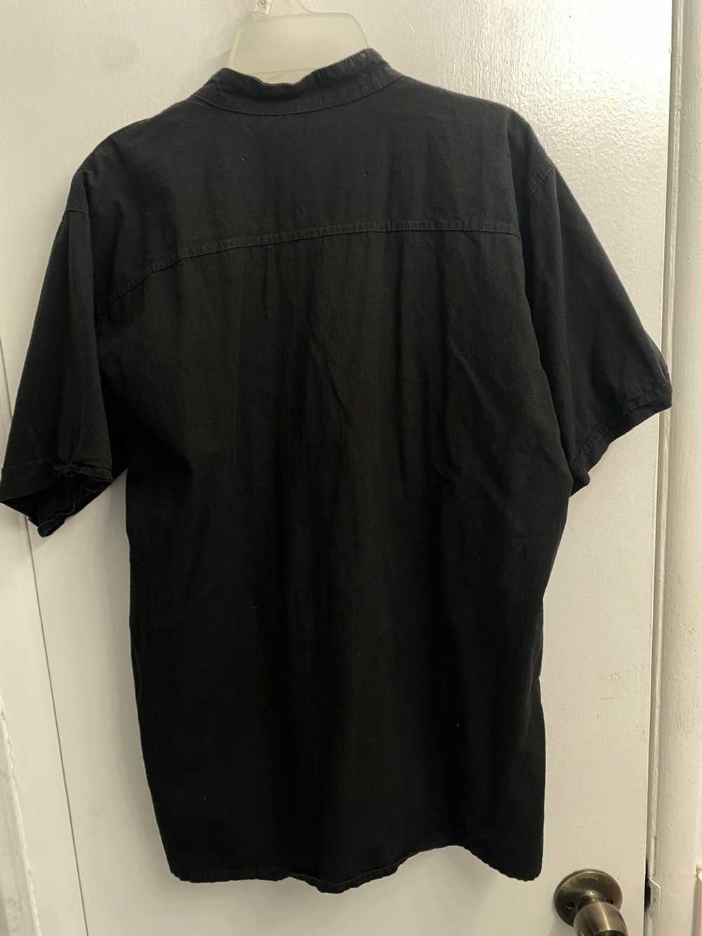 Custom × Handmade × Vintage Black button up shirt… - image 2