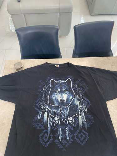 Tribal Wolf Black Howling Wolf Native American Zip Bowling Jersey  Personalized - Godoprint