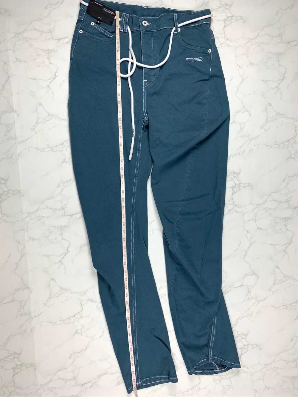 Off-White Rare Off-White Blue Denim Jeans - image 5