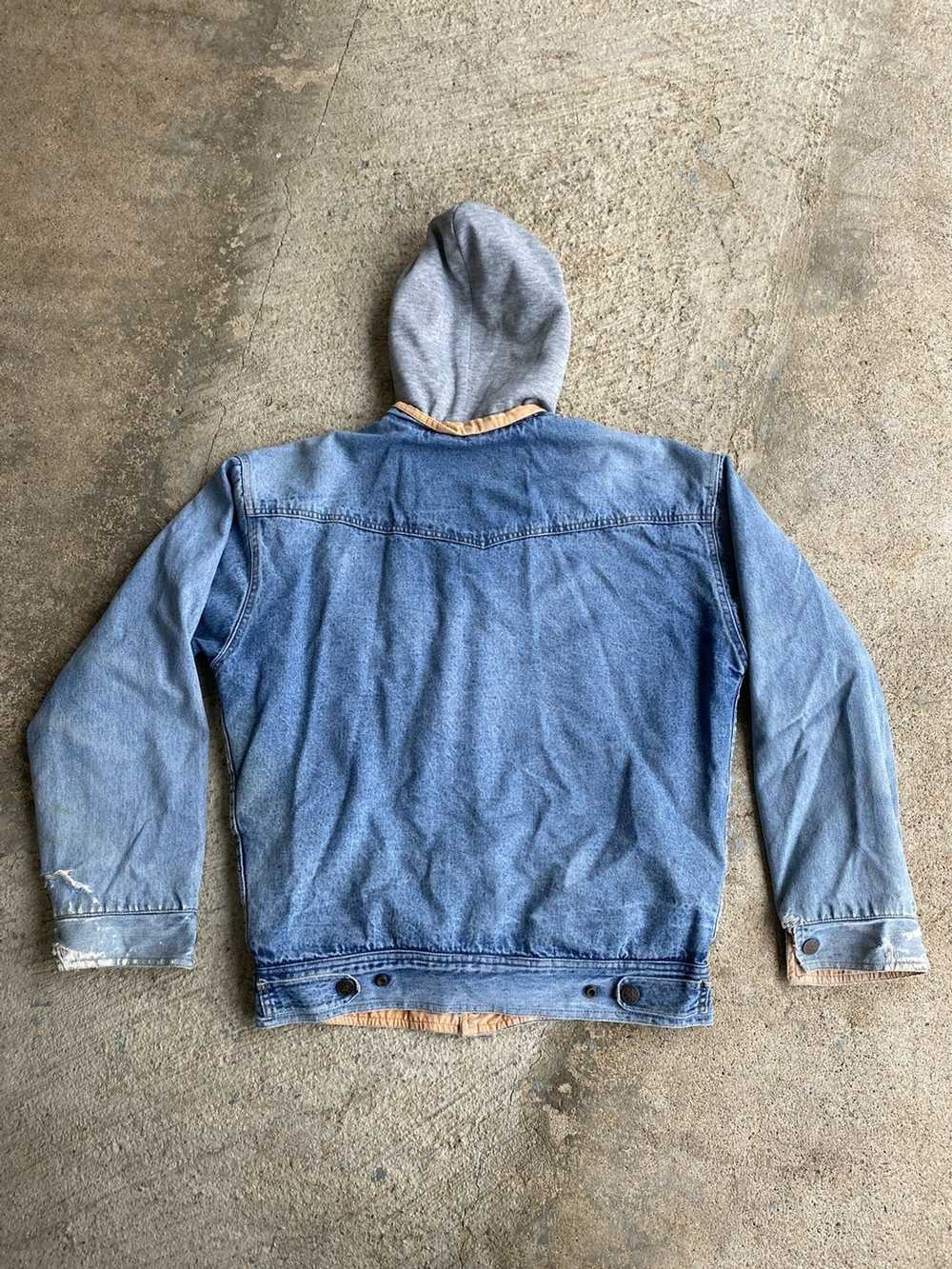 Streetwear × Vintage Vintage 90’s Hooded Denim Je… - image 10