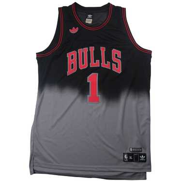 T-Shirt New Era Team Script Oversized NBA Chicago Bulls - Black/Faded Red -  men´s 
