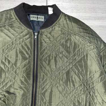 Robert Stock Robert Stock 100% Silk Quilted Bomber